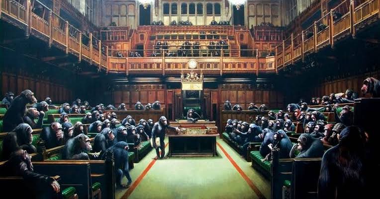 Banksy's developed Parliament