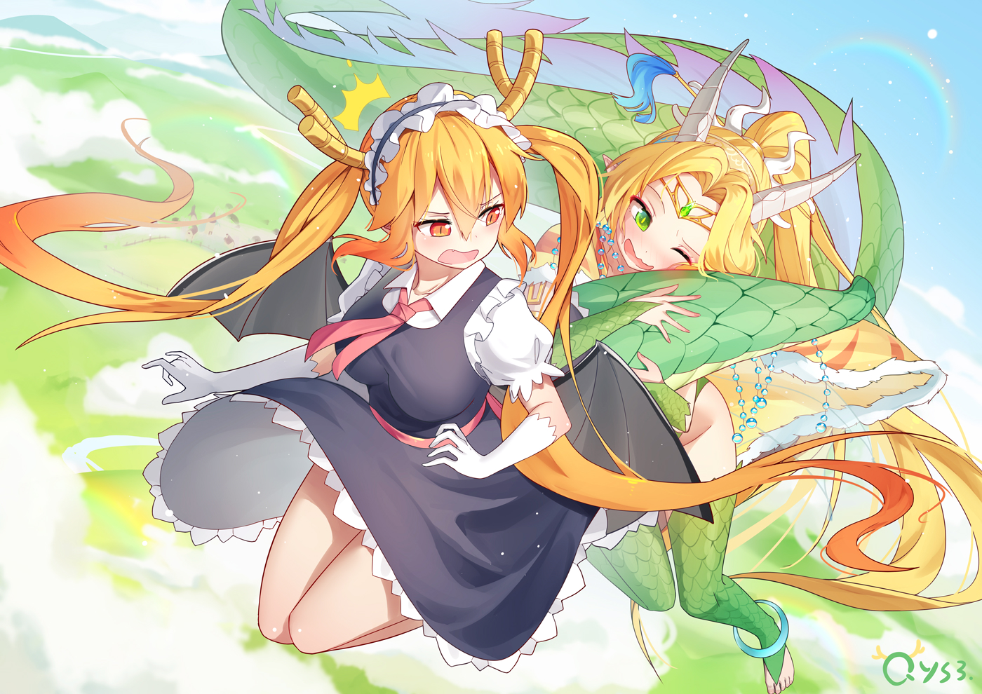 Dragon Maid of Miss Kobayashi: Charge Forward! Launch of the PC version of the shooting game Choro-gon via Steam in October