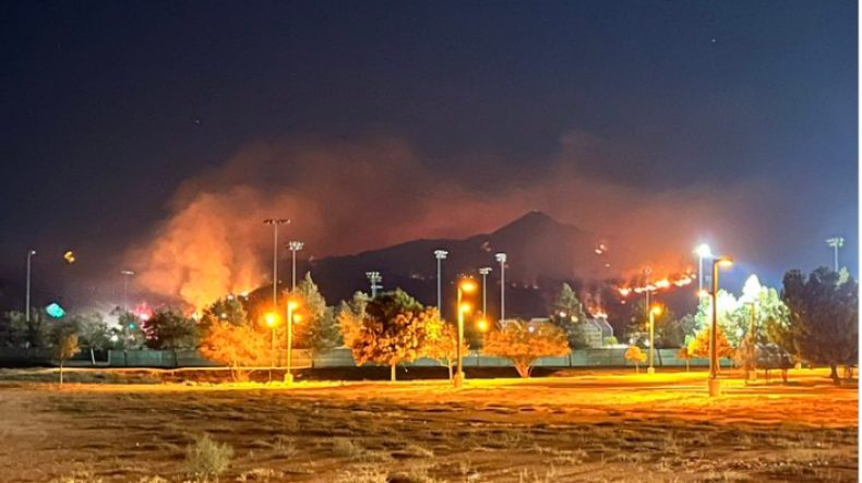 The Fairview Fire near Hemet claimed two lives and burnt 2,000 acres and seven houses.